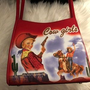 Beaded Sequins Cowgirl Purse